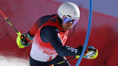 Dave Ryding a second off the pace in slalom after costly mistakes in first run at Winter Olympics in Beijing