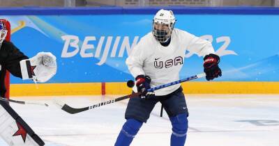 Team USA's Hilary Knight "channeling The Rock" and ready to go for gold in women’s hockey final