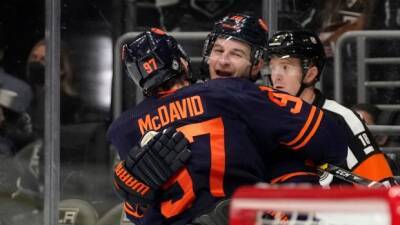 Connor Macdavid - Leon Draisaitl - Evander Kane - Mike Smith - Jay Woodcroft - Oilers beat Kings to remain unbeaten under Woodcroft - tsn.ca - Los Angeles -  Los Angeles -  Detroit - county Pacific