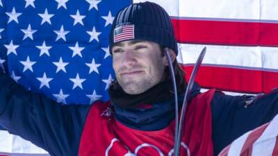 Winter Olympics: Alexander Hall wins freestyle skiing slopestyle gold in USA one-two - bbc.com - Britain - Sweden - Usa