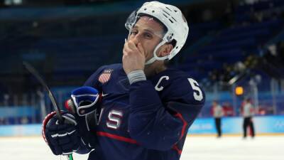 Winter Olympics 2022 - US crash out after 'massive upset' defeat to Slovakia in men's ice hockey