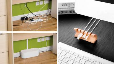 Ordena la mesa o el escritorio con estos ocho accesorios para ocultar y organizar cables