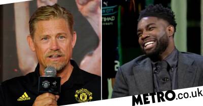 Micah Richards & Jamie Carragher mock Peter Schmeichel’s claim that Man Utd can win the Champions League