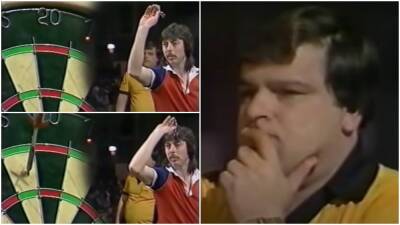 World's slowest darts throw? Terry Down's technique was painful to watch