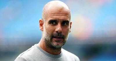 Lionel Messi - Diego Carlos - Rafael Leao - Peter Schmeichel - Pep Guardiola in odd backhanded compliment to Liverpool as he names biggest CL threat - msn.com -  Leicester -  Lisbon - county Kane