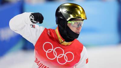 Winter Olympics 2022 - Qi Guangpu wins gold in tense, error-strewn men's aerials final
