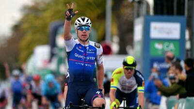 Fabio Jakobsen - Volta ao Algarve 2022 - Fabio Jakobsen sprints to Stage One victory after supreme Quick-Step Alpha Vinyl performance - eurosport.com - France - Netherlands - Portugal -  Lagos