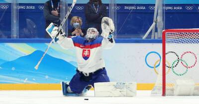 Juraj Slafkovsky - Men's ice hockey Quarter-Final Round Up: USA, Canada stunned as semi-final match-ups set - olympics.com - Sweden - Finland - Denmark - Switzerland - Usa - Canada - Beijing - Slovakia