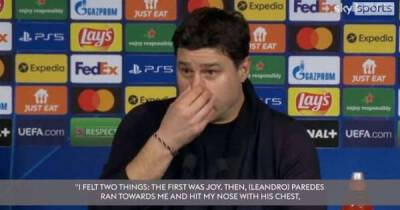 Mauricio Pochettino feared he'd broken his nose after wild PSG celebrations