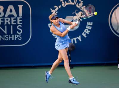 Yastremska cites mother’s birthday as motivation in Dubai Duty Free Tennis Championships victory