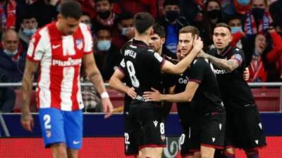 Atletico Madrid 0-1 Levante: La Liga champions stunned by bottom club