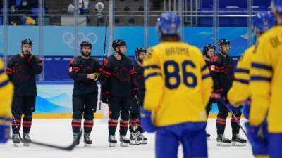 'You can't win if you don't score': Canadian men left stifled by Swedish defence in hockey quarter-final