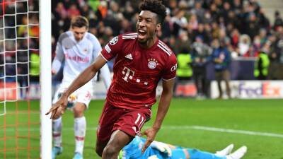 Kingsley Coman comes to Bayern Munich's rescue at Red Bull Salzburg