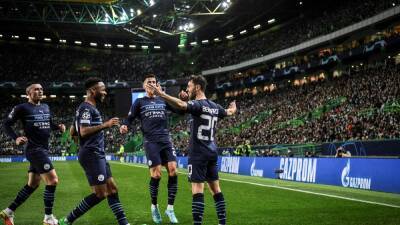 Manchester City On Brink Of Champions League Quarters After Sporting Rout