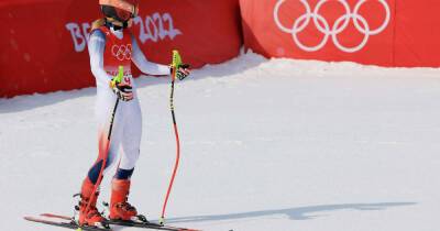 Simon Evans - Sofia Goggia - Ester Ledecka - Corinne Suter - Mikaela Shiffrin - Olympics-Alpine skiing-Shiffrin borrows Goggia's skis for combined downhill - msn.com - Switzerland - Italy - Usa - China - Beijing - Czech Republic