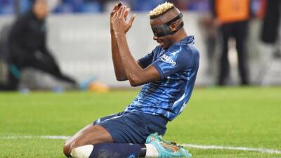 Barcelona Vs. Nápoles Victor Osimhen, seis placas y 18 tornilllos después