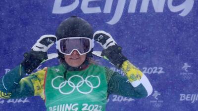 Australia's Sami Kennedy-Sim comes eighth in the women's ski cross event at Beijing Winter Olympic Games