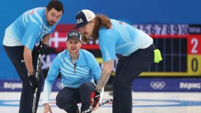 Hugh Lawson - Eve Muirhead - John Shuster - Curling-US men earn semi-final spot, Britain advance to women's playoffs - channelnewsasia.com - Britain - Russia - Sweden - Denmark - Switzerland - Usa - Canada - Beijing - Japan - South Korea