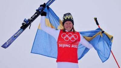 Freestyle skiing-Swede Naeslund swaps Pyeongchang woes for Beijing gold