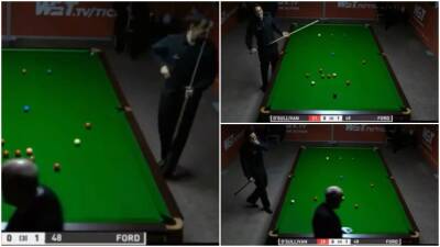 Tom Ford - Ronnie O'Sullivan losing his composure after snooker fan farts in audience - givemesport.com