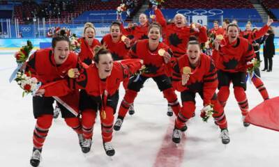 ‘This is redemption’: Canada beat USA to women’s ice hockey gold