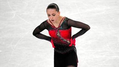 Anna Shcherbakova wins Olympic figure skating gold medal as Russian teammate Kamila Valieva falls to fourth place