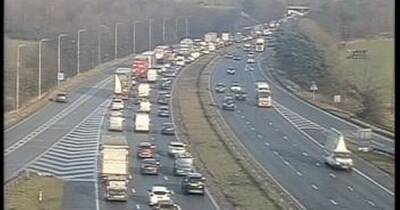LIVE All M56 traffic stopped following 'three-vehicle smash involving lorry' - updates - manchestereveningnews.co.uk - Britain - Manchester