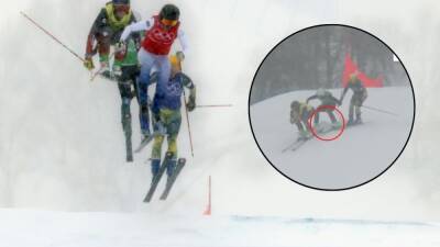 Winter Olympics: 'Unfair' ski-cross final leaves athletes furious following controversial yellow card