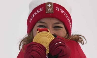 Ester Ledecka - Mikaela Shiffrin - Wendy Holdener - Beijing 2022 Winter Olympics daily briefing: Gisin gold, Smith’s F-bomb - theguardian.com - Finland - Switzerland - Usa - Canada - Beijing - county Canadian