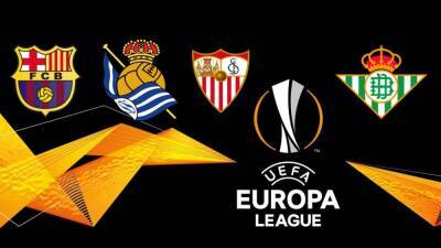 Cómo ver online los partidos del Barcelona, Real Sociedad,Sevilla y Betis en la Europa League hoy