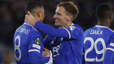 Brendan Rodgers - Daniel Amartey - Harvey Barnes - Leicester 4-1 Randers: Foxes win first leg of Europa Conference League tie - bbc.com - Denmark -  Leicester