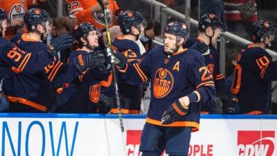 Draisaitl scores twice as Oilers rout Ducks, remain perfect under Woodcroft