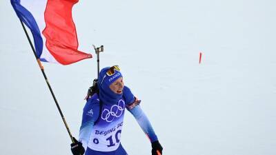 Winter Olympics 2022 - Justine Braisaz-Bouche wins first major title, beats Norwegians to biathlon mass start gold