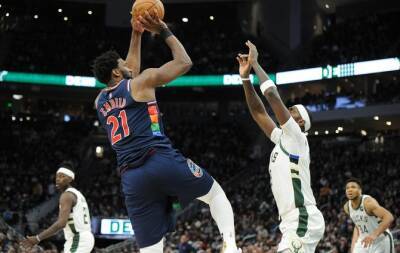 Embiid scores 42 as Sixers down Bucks