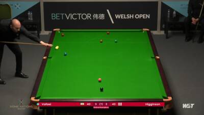 Robbie Williams - Hossein Vafaei produces extraordinary shot in Welsh Open qualifier - is this the greatest snooker shot ever? - eurosport.com - Germany - Iran - county Williams - county Newport