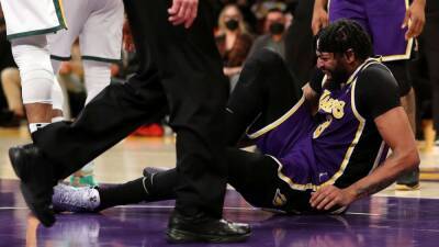 Más penas para los Lakers: Davis deberá parar al menos un mes