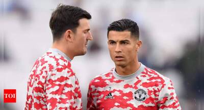 Cristiano Ronaldo - Ralf Rangnick - Marcus Rashford - Harry Maguire - Maguire denies reports of Ronaldo rift at Man United - timesofindia.indiatimes.com - Britain