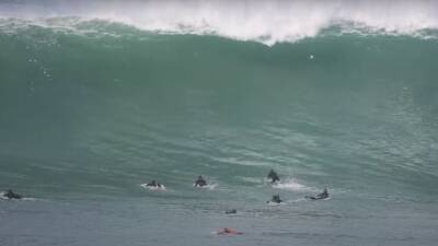 El despertar de la ola gigante de Coxos: entre el cielo y el infierno