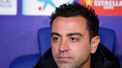 Barcelona boss Xavi 'sad and angry' after 1-1 draw with Napoli in Europa League play-off first leg