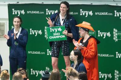 Lia Thomas: Transgender swimmer called ‘brave’ as she becomes Ivy League champion