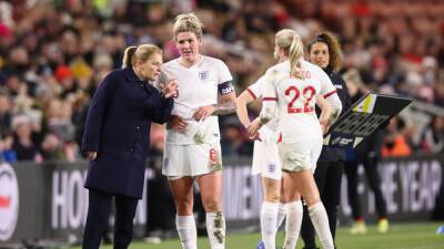 Millie Bright - Arnold Clark-Cup - Sarina Wiegman - Janine Beckie - Arnold Clark Cup 2022: 'We should've scored more' - Sarina Wiegman says England were 'sloppy' in draw with Canada - eurosport.com - Germany - Spain - Italy - Canada - Hungary