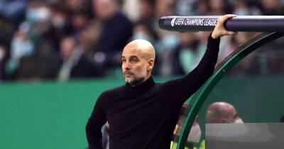 Soccer-Guardiola hails 'magnificent' pilot after failed attempt to land in high winds