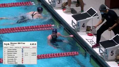 La nadadora ‘trans’ Lia Thomas, más rápida que Ledecky