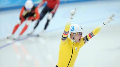 Winter Olympics 2022 - Bart Swings wins stunning men's mass start for Belgium's first gold of the Games
