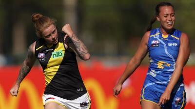 Richmond defeats West Coast Eagles by 23 points as Carlton, Adelaide Crows celebrate massive AFLW wins