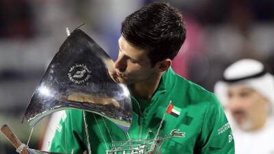 Novak Djokovic will face Italian Lorenzo Musetti in his return to tennis at the Dubai Championships