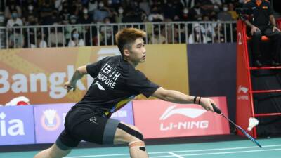 Singapore's men out of Badminton Asia Team Championships after narrow semis loss to Indonesia