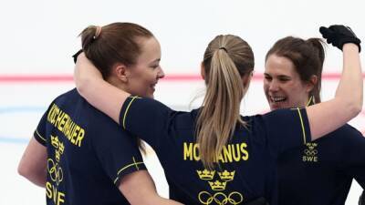 Olympics - Curling - Sweden beat Switzerland to win women's curling bronze medal