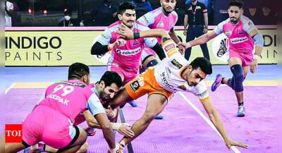 Puneri Paltan beat Jaipur Pink Panthers in Pro Kabaddi League