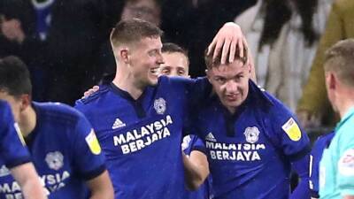 Neil Critchley - Cody Drameh - Alex Smithies - Joel Bagan - Championship - Joel Bagan celebrates Cardiff equaliser as spoils are shared with Blackpool - bt.com -  Welsh -  Cardiff - Blackpool